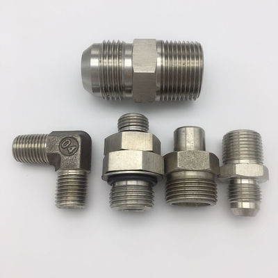 1JN Male Connector 37 Hydraulic Ferrule Fitting