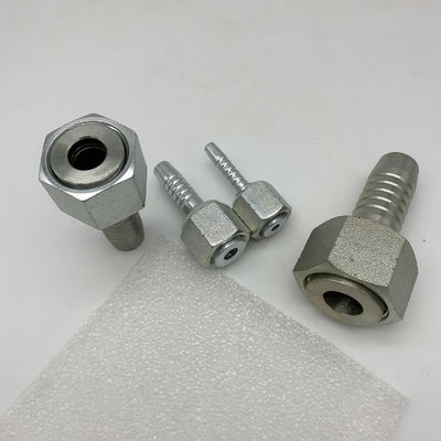24211 Metric Hose Adapters Crimp Hydraulic Ferrule Quick Coupler ORFS Female Flat Seat