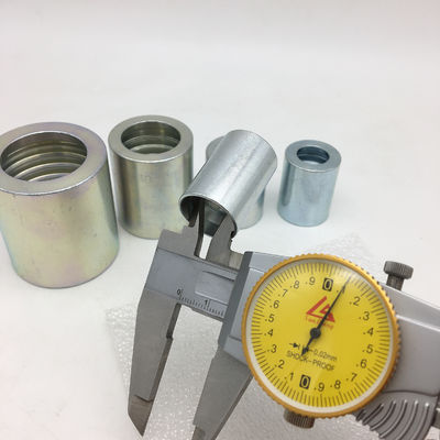 MÉTRICA de borracha hidráulica do conector 4SP/4S/R12 JIC BSP ORFS da luva da mangueira reusável