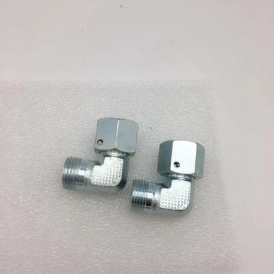 Adaptadores métricos comum JIC NPT da mangueira da transição masculina do cotovelo de 90 graus hidráulicos
